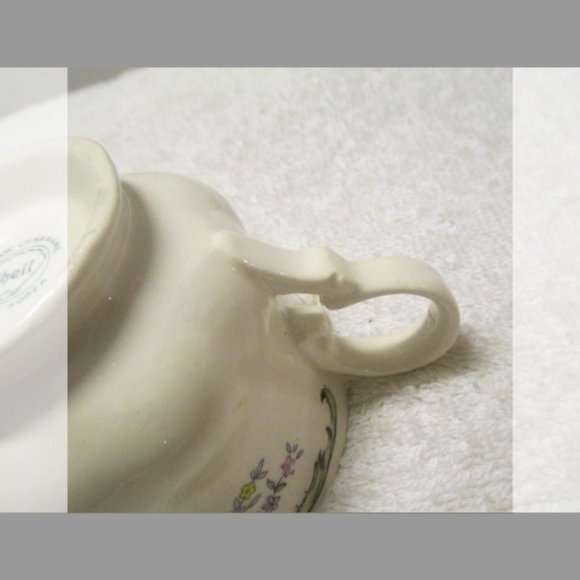 Lot of 7 Rare Shell Pattern Hankook Multi Color On White Folk Floral Coffee Cups - Picture 3 of 13